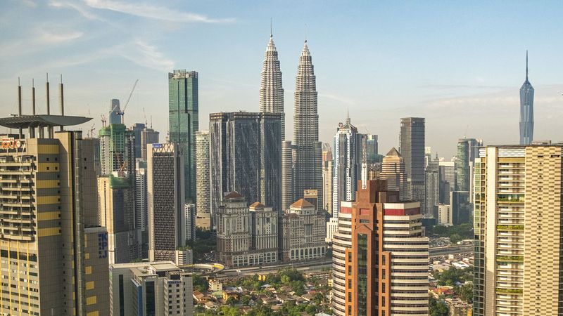 The Kuala Lumpur skyline